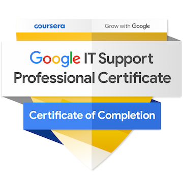 Google IT Support Professional Certificate-Badge